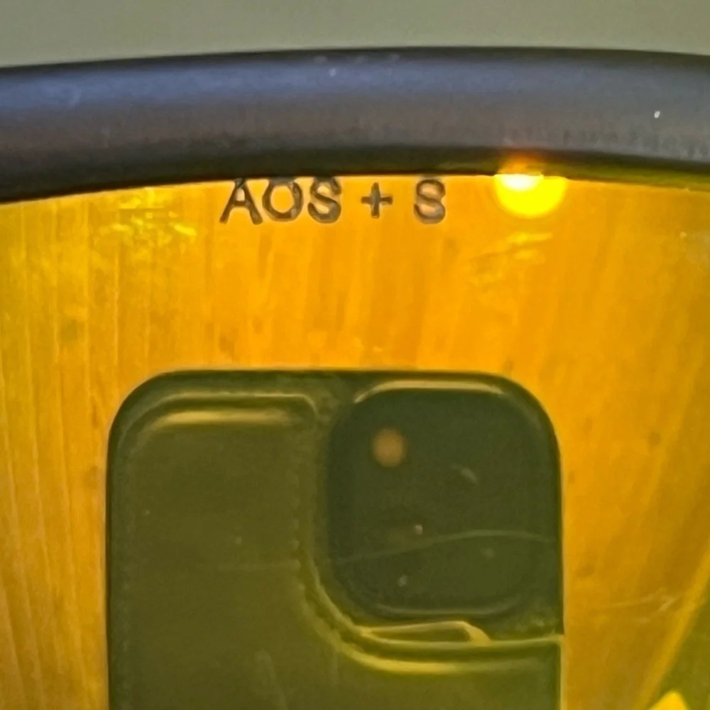 AOS Z87 Forge Black Sunglasses with Yellow Lenses